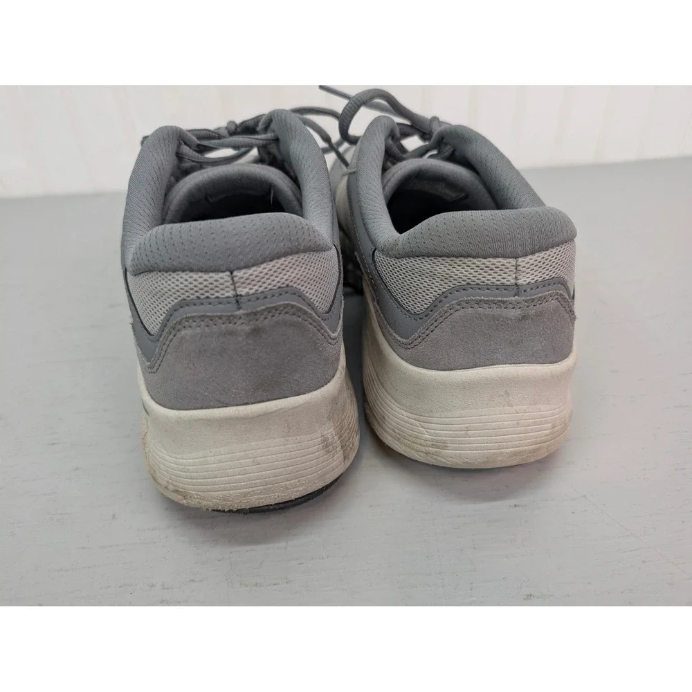 Skechers Shoes Men's 13 Sport Arch Fit Gray Leather Mesh Comfort Casual‎ 232702